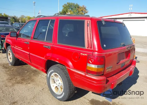 1997 Jeep Grand Cherokee Limited из США, поврежденный, VIN 1J4GZ78YXVC507043